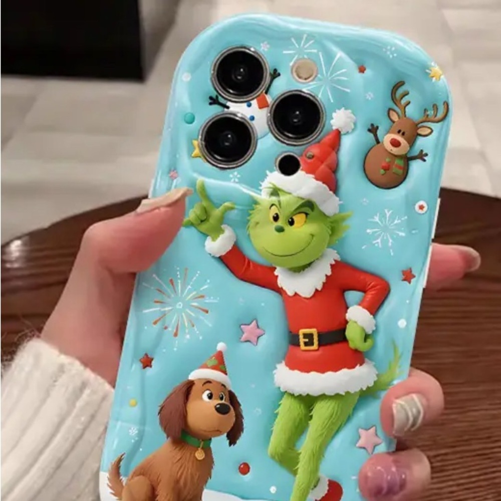 Grinch Christmas Phone Case - Picture 2 of 3